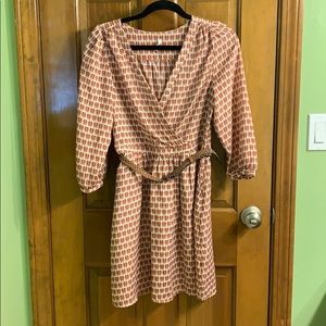 Willow & Clay Dress w/ Braided Belt (removable)